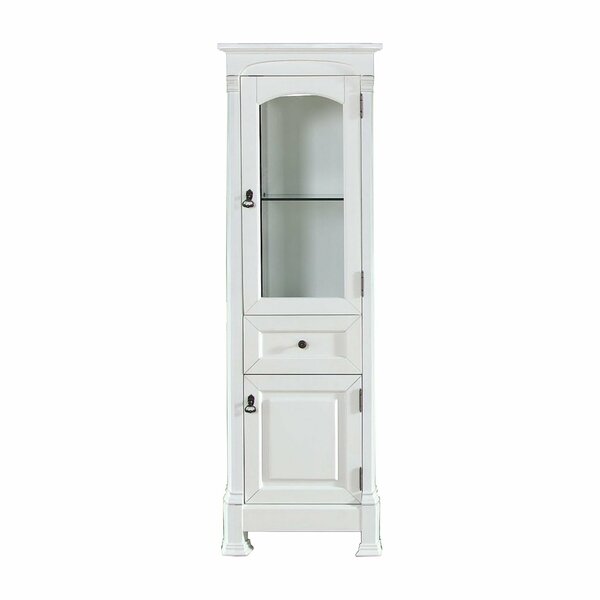 James Martin Vanities Brookfield Linen Cabinet, Bright White 147-L20-BW